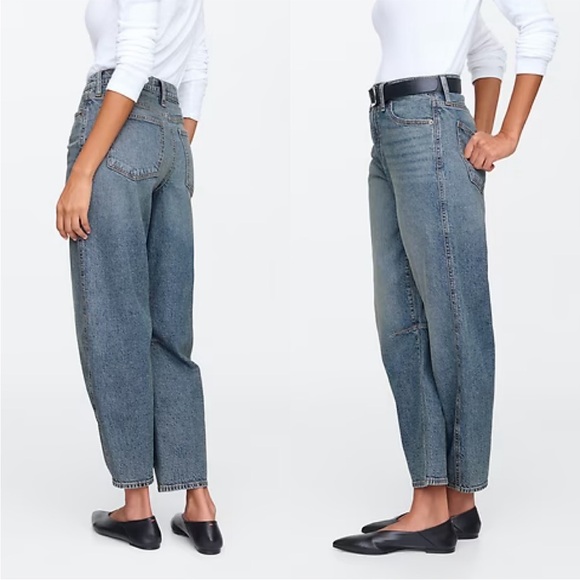 High Rise Barrel Jeans - Picture 2 of 5